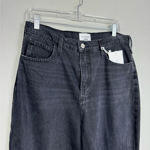 FRAME DENIM | NEW High N Tight Straight Leg Jeans in Inkwell Women’s Size 30 - Picture 6 of 13